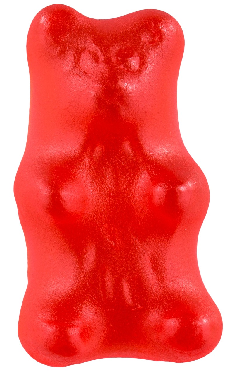 candy gummy bear red free photo