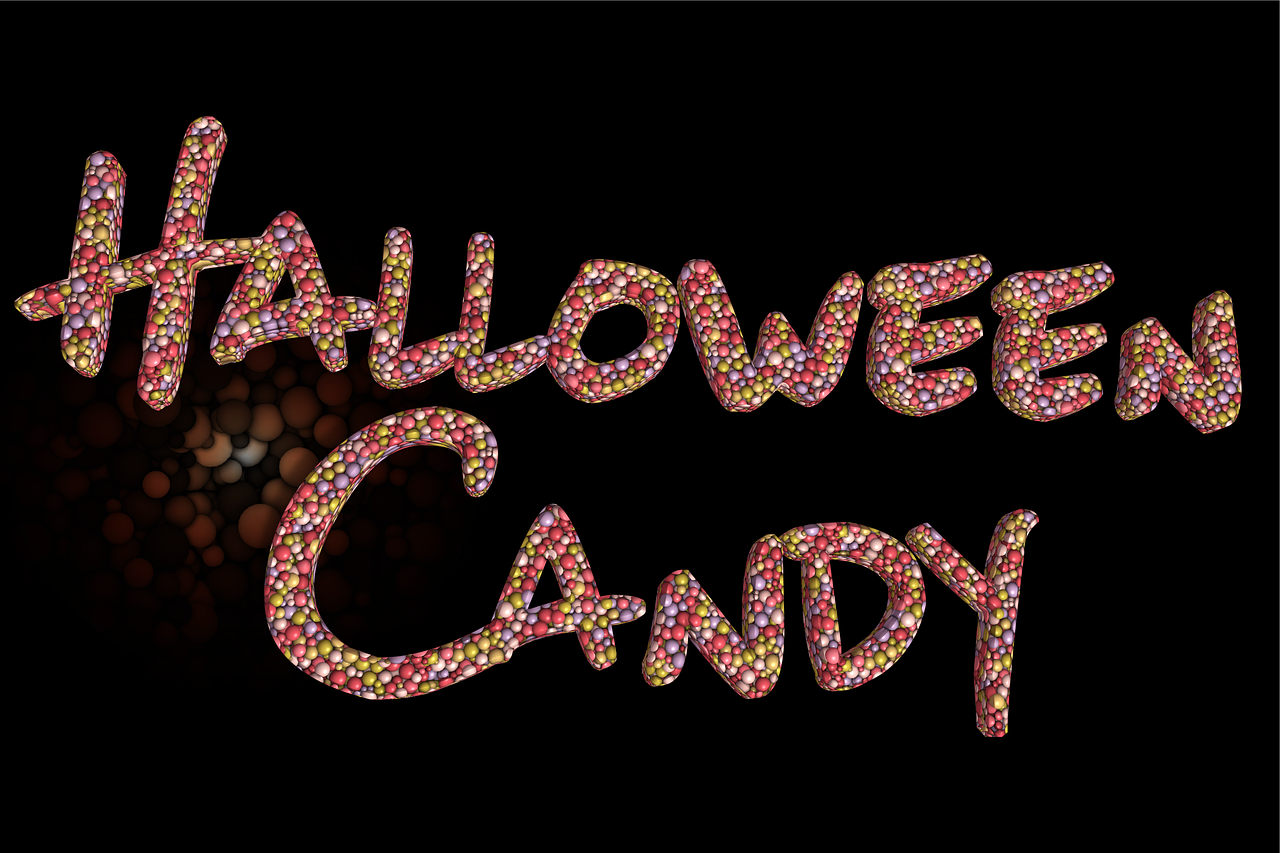 candy halloween text free photo
