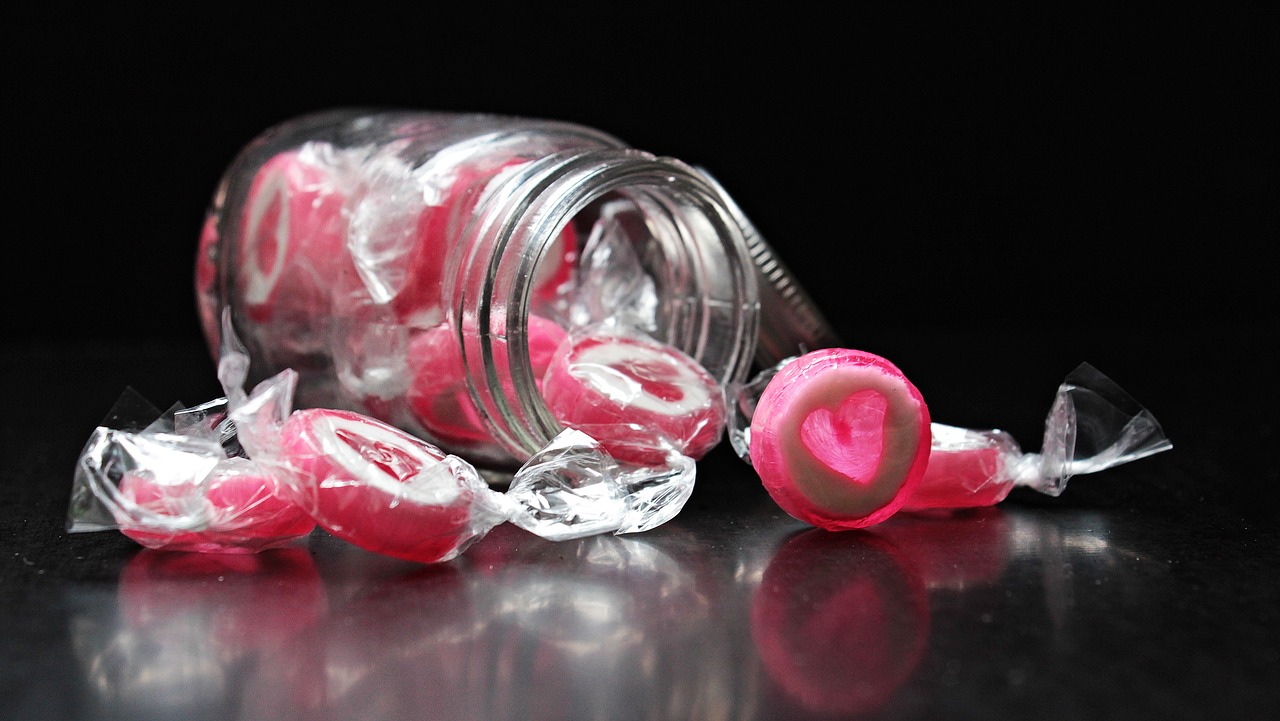 candy heart heart candy free photo