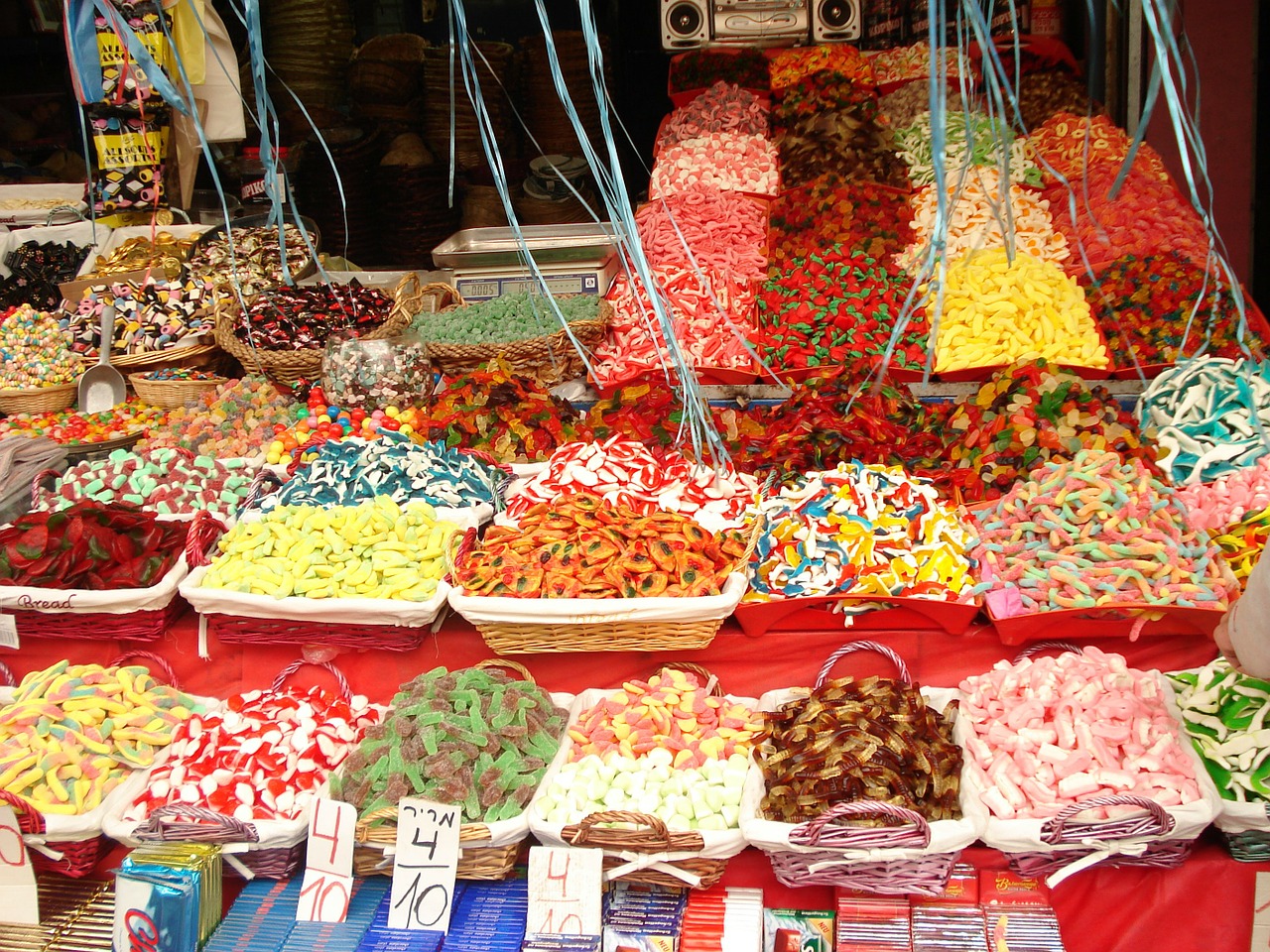 candy colors market free photo