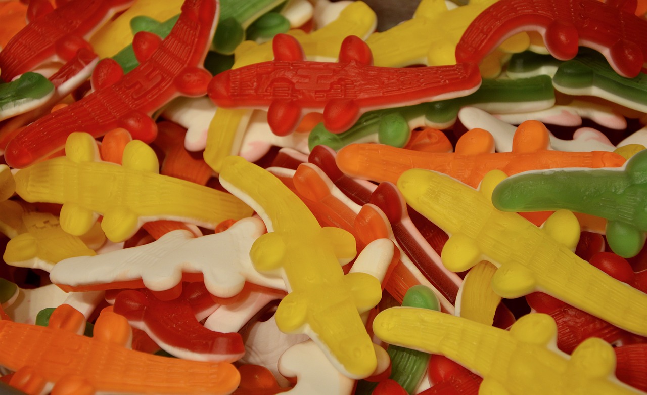 candy form crocodile confectionery free photo