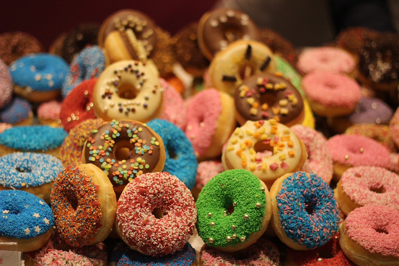 candy food donuts free photo