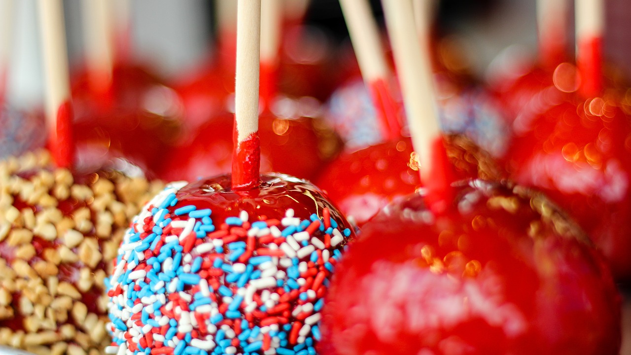 candy apples red free photo