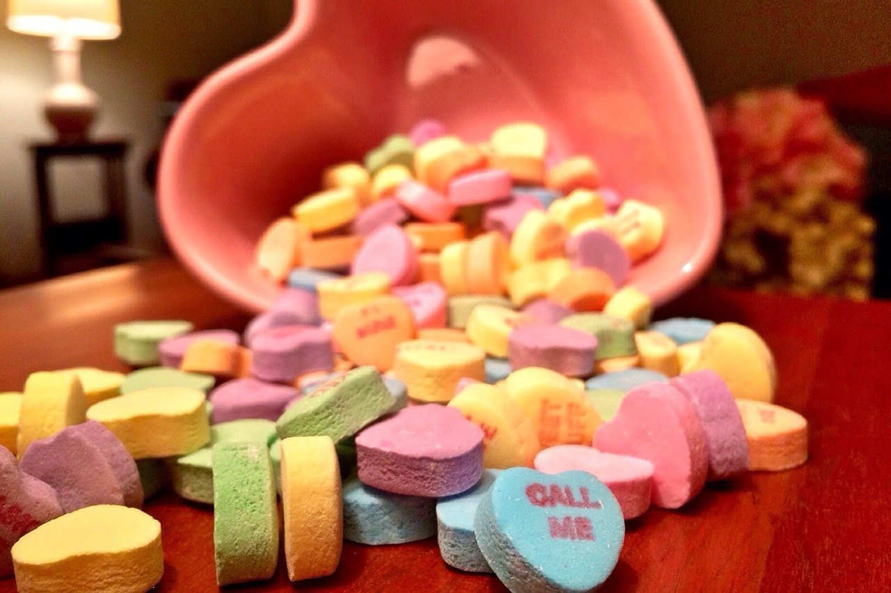 candy valentine rainbow free photo
