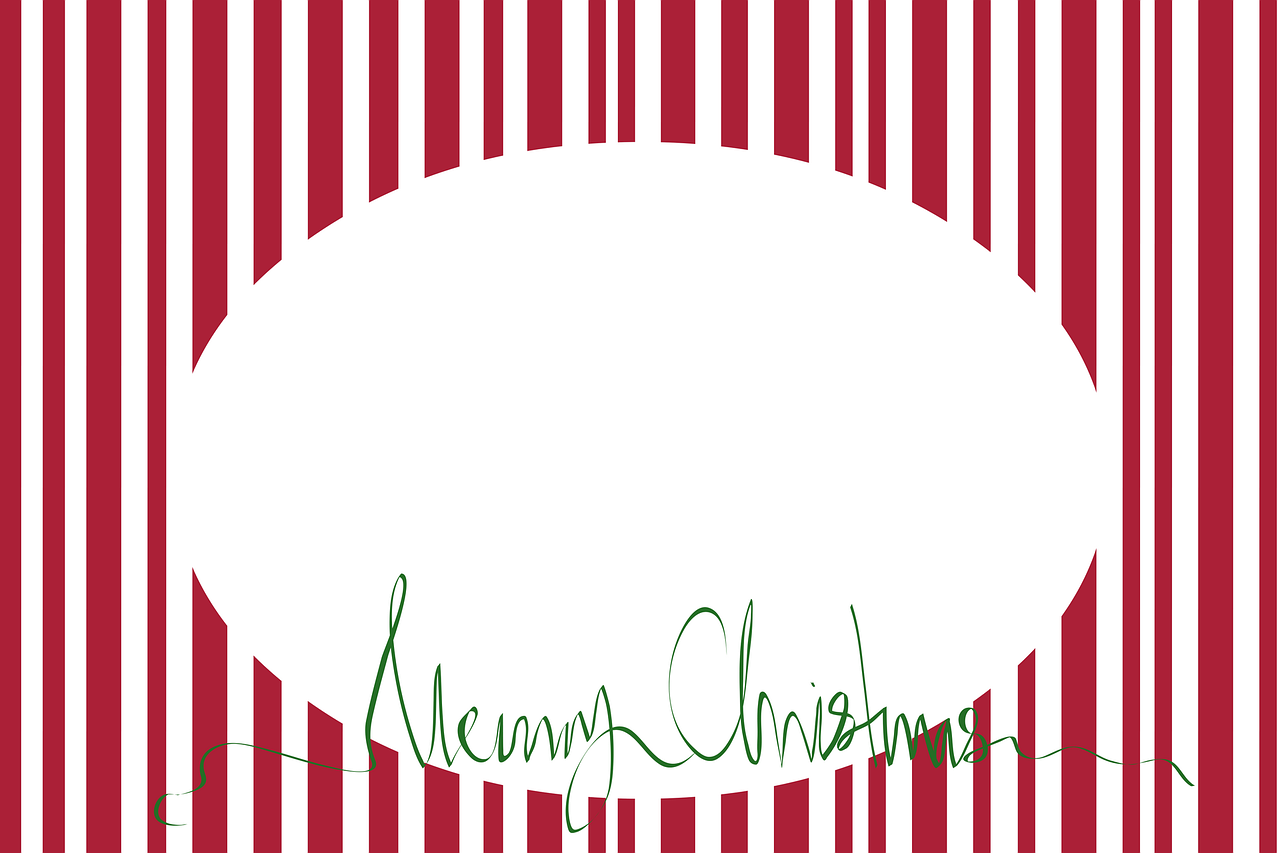 candy cane vertical merry christmas background free photo