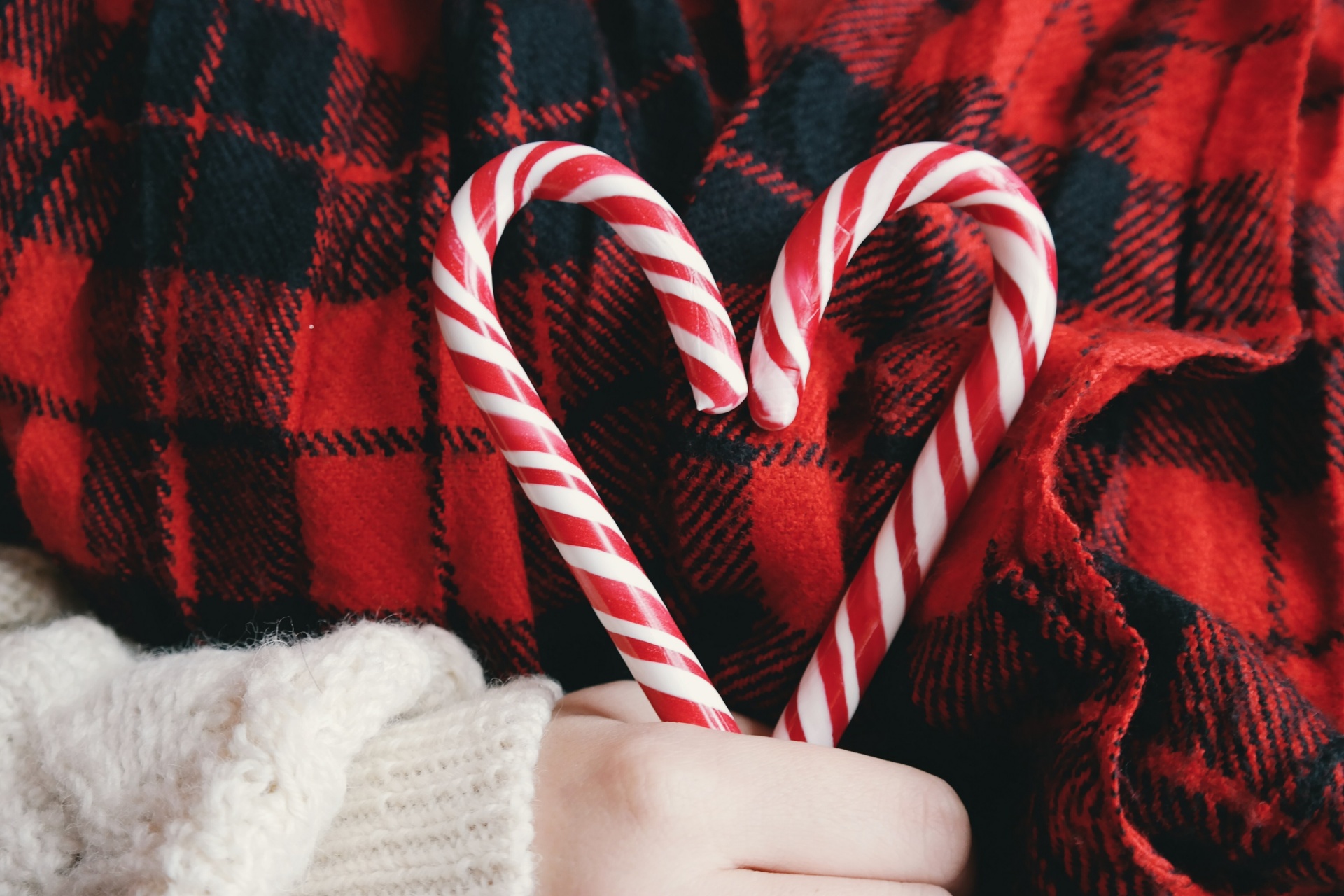 heart candy cane free photo