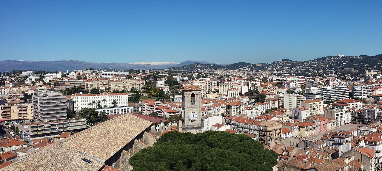 cannes provence overview free photo