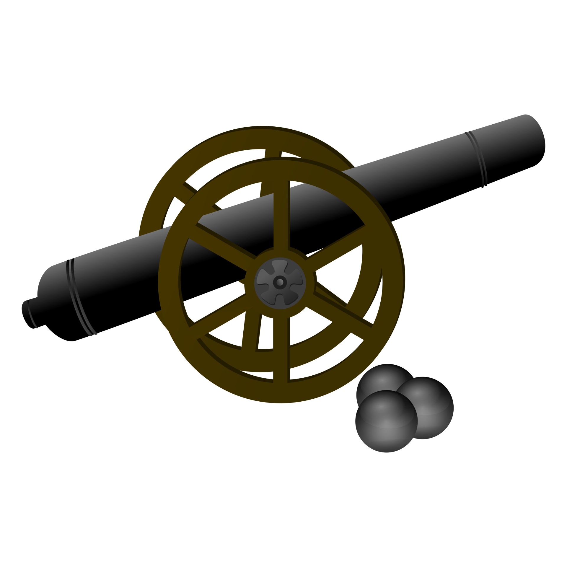 cannon isolated fight free photo