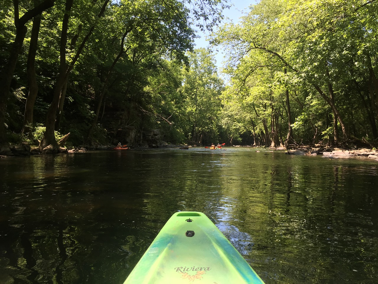 canoe canoeing water free photo