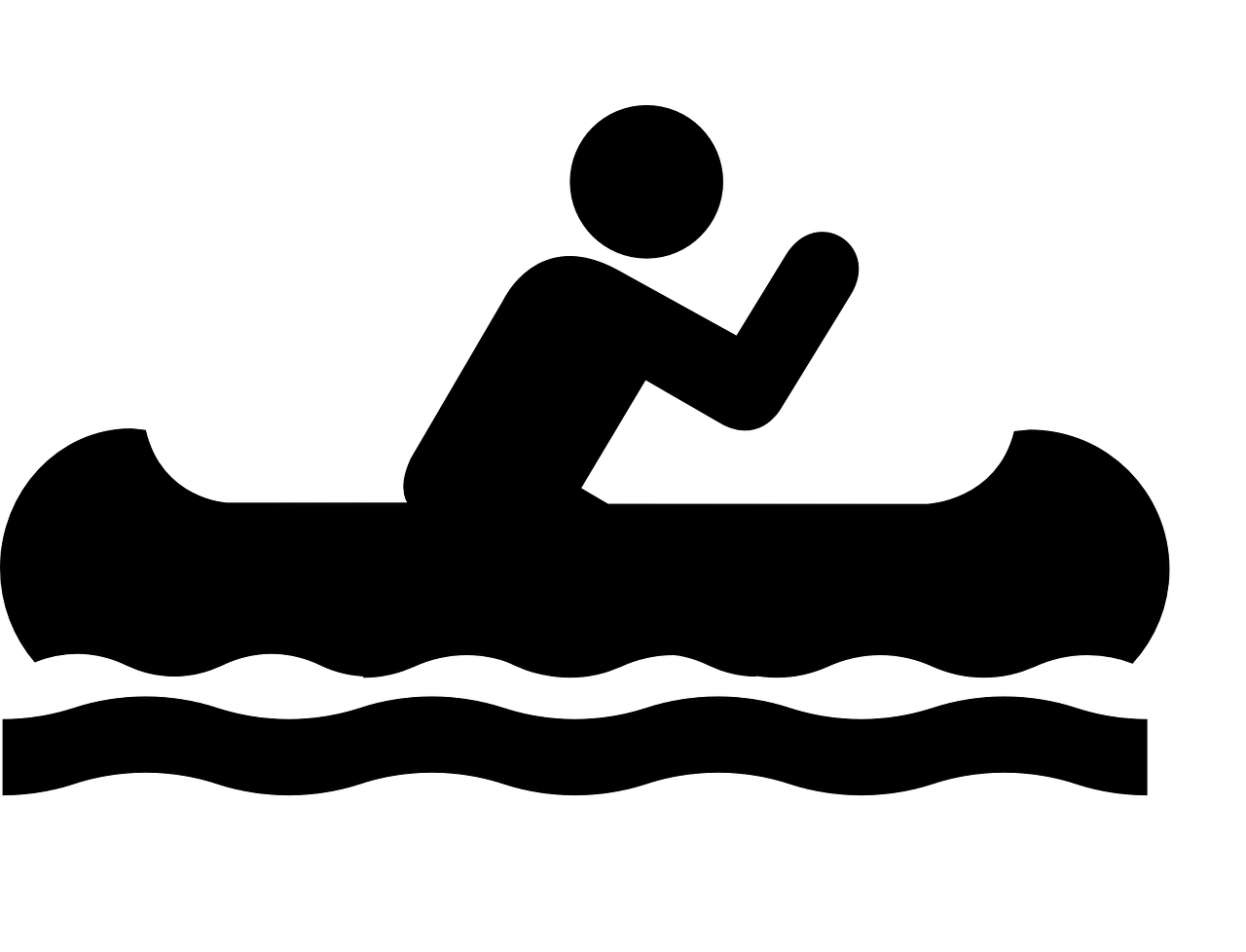 canoe sign symbol free photo