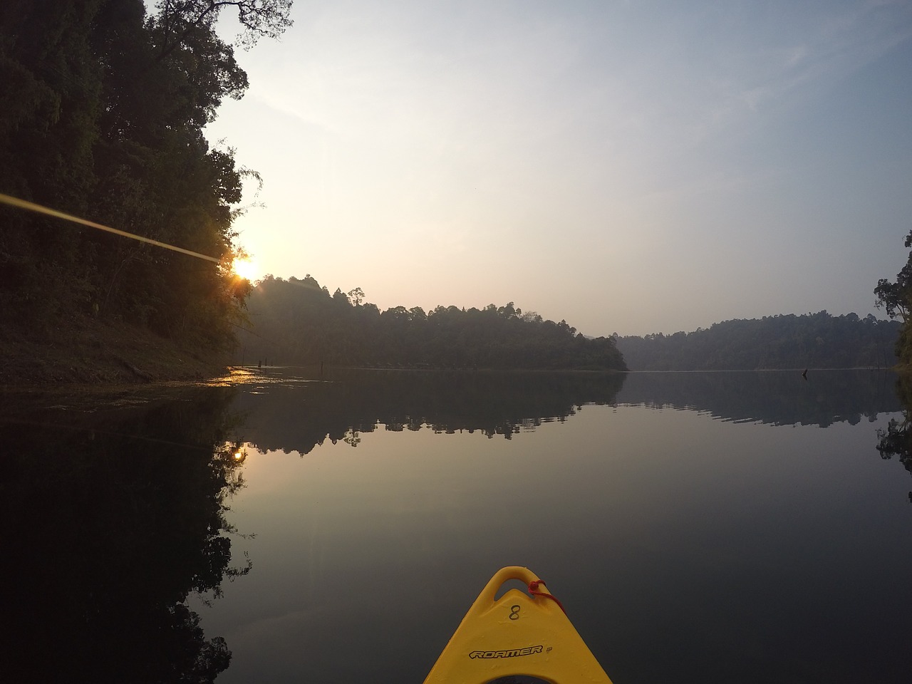 canoe thailand lake free photo