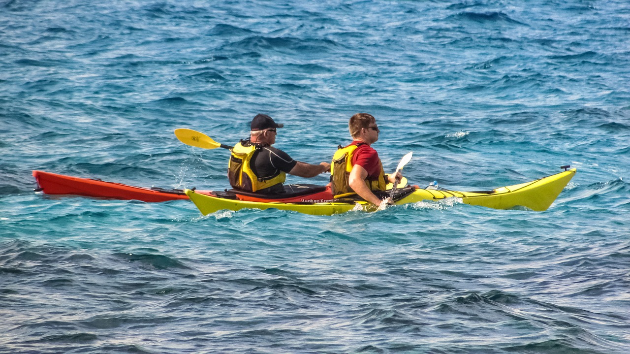 canoe kayak athlete activity free photo