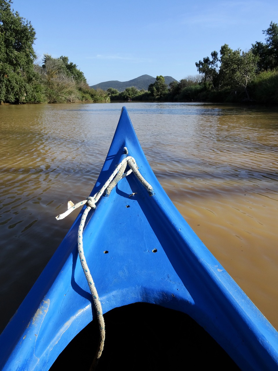 canoeing river mud free photo