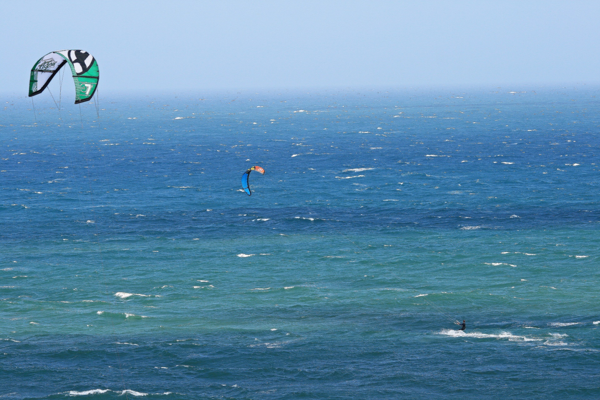 canopies windsurfing sea free photo