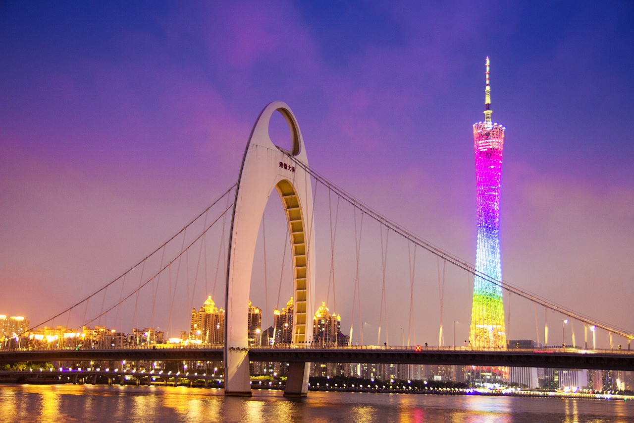 canton canton tower starfish tower free photo