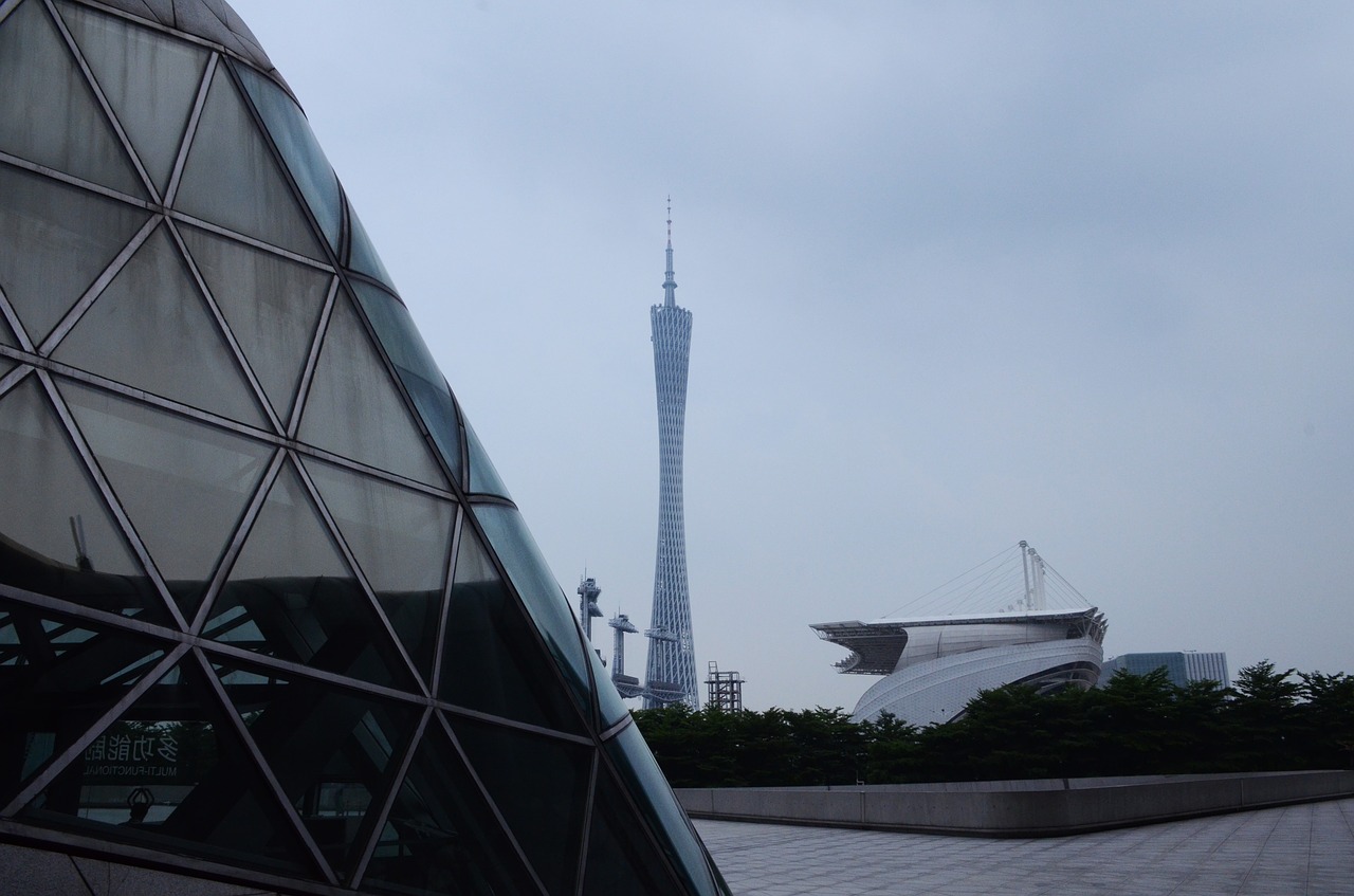 canton building tower telecom free photo