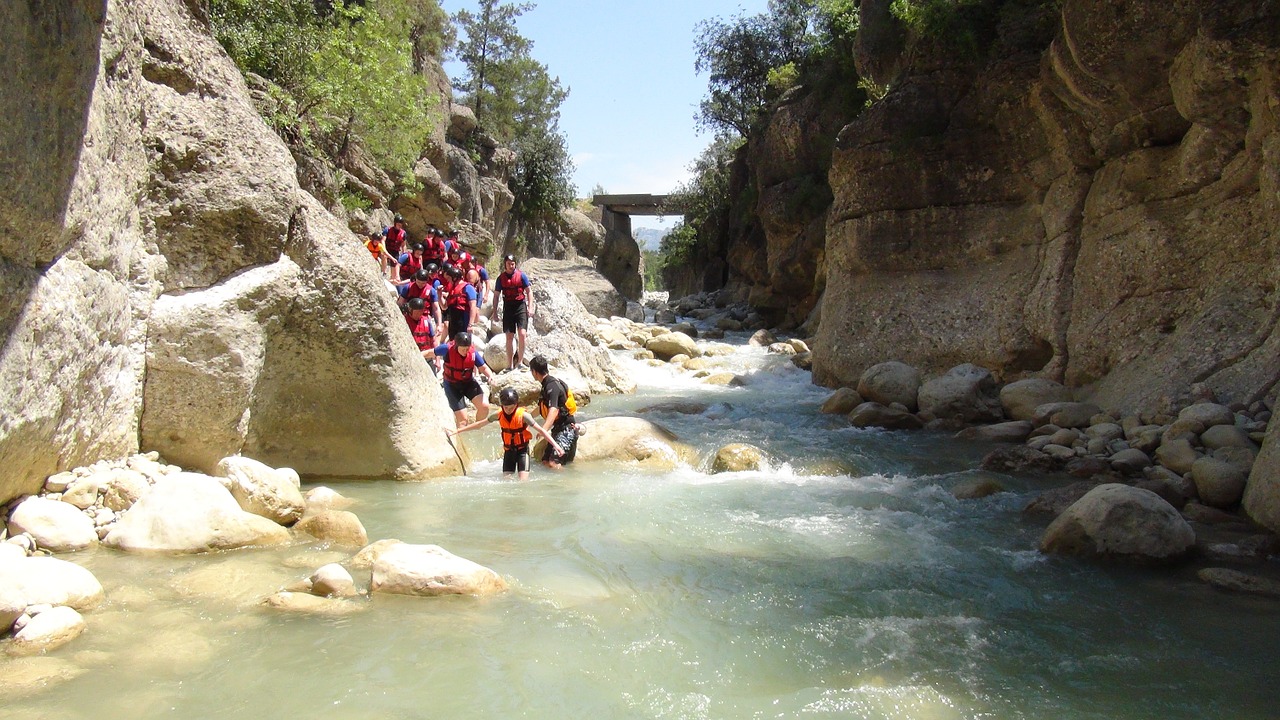 canyon turkey rafting free photo