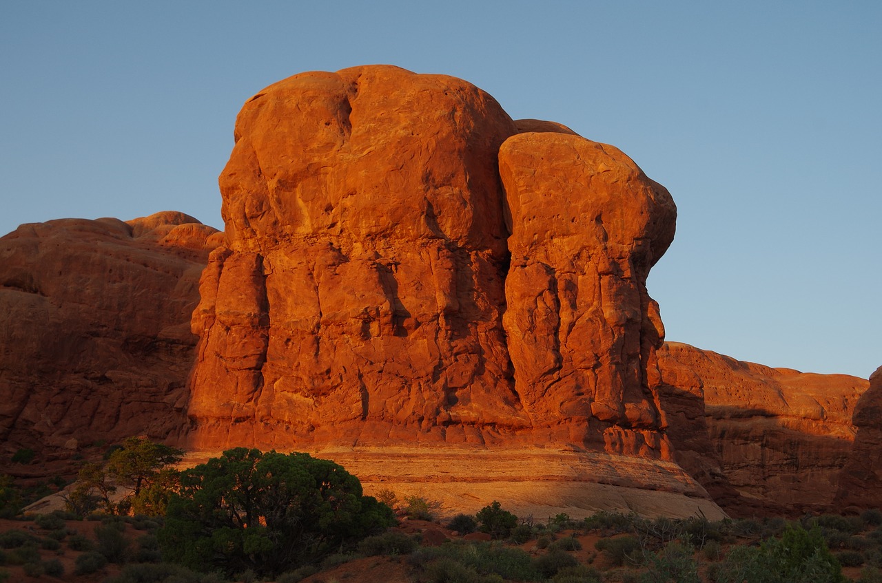 canyon sunset scenic free photo