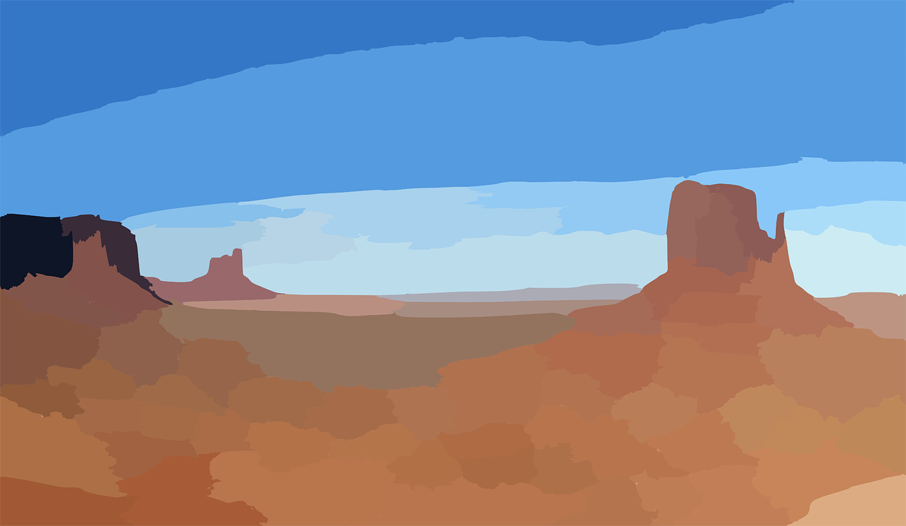 canyon desert sky free photo