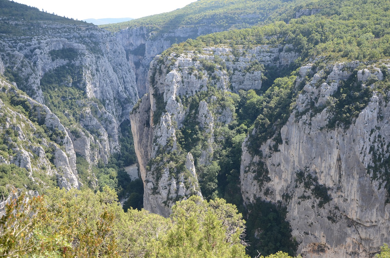 canyon du verdun climbing area rock free photo