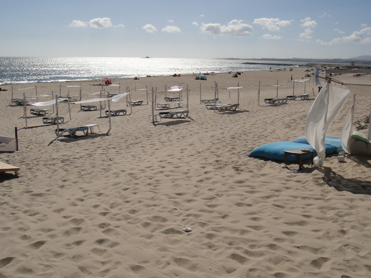 caparica coast beach portugal free photo