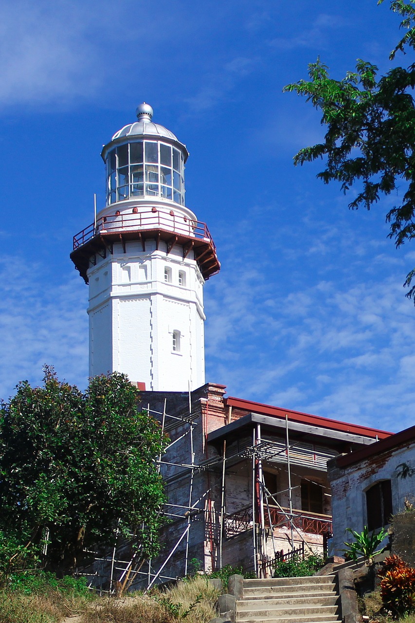 cape borjeador lighthouse philippines free photo