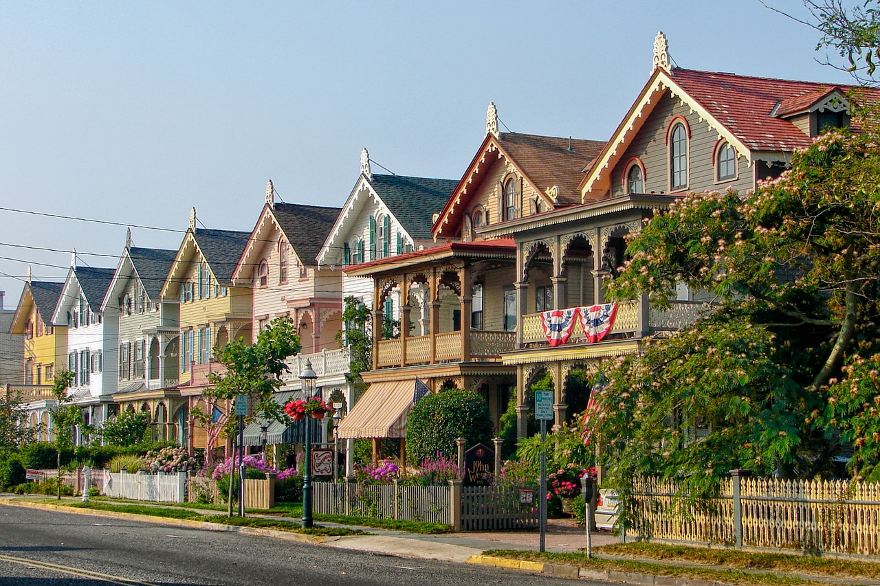 cape may new jersey houses free photo
