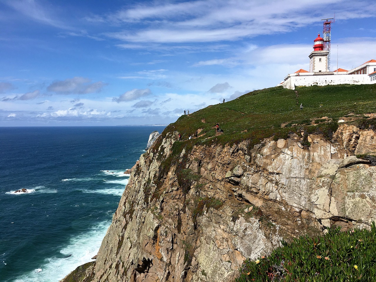 cape roca sea coast free photo