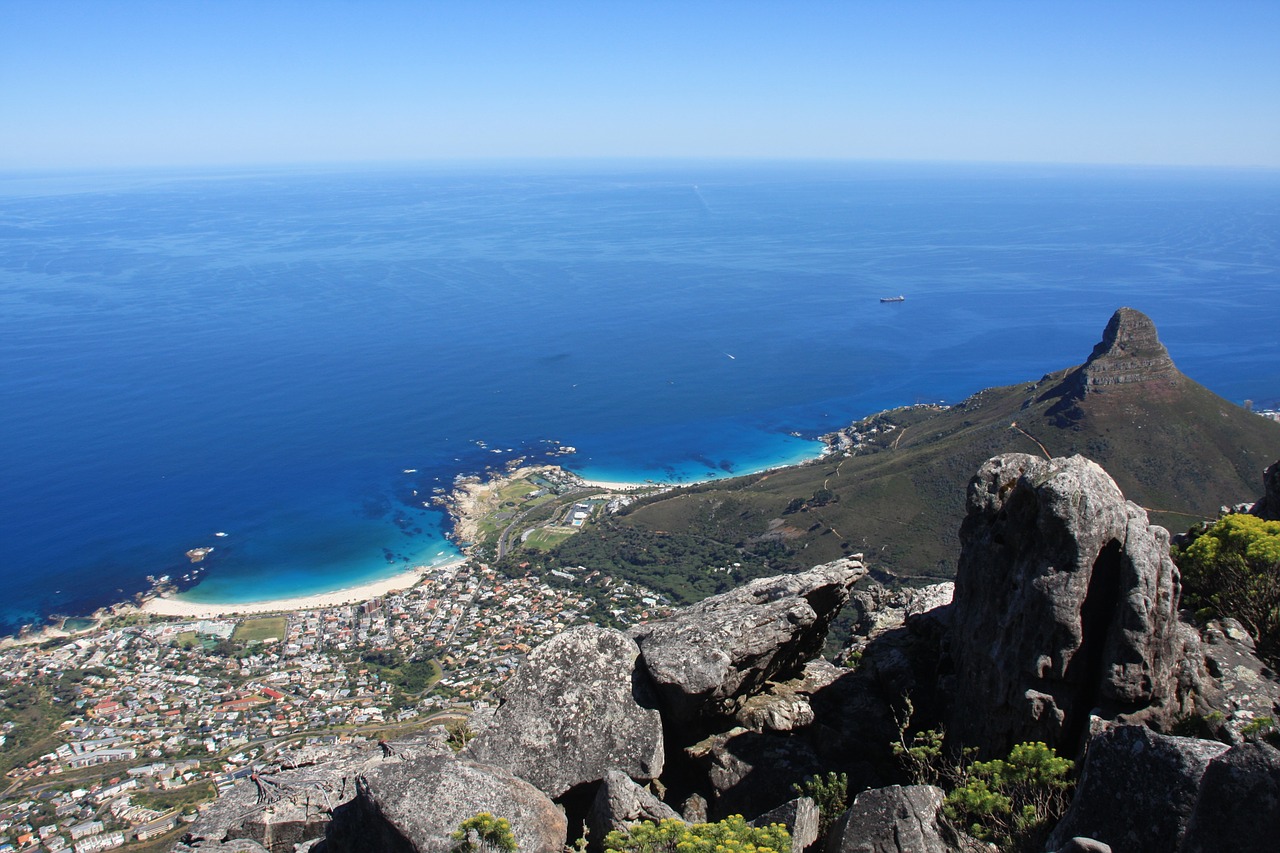 cape town kamps bay table mountain free photo