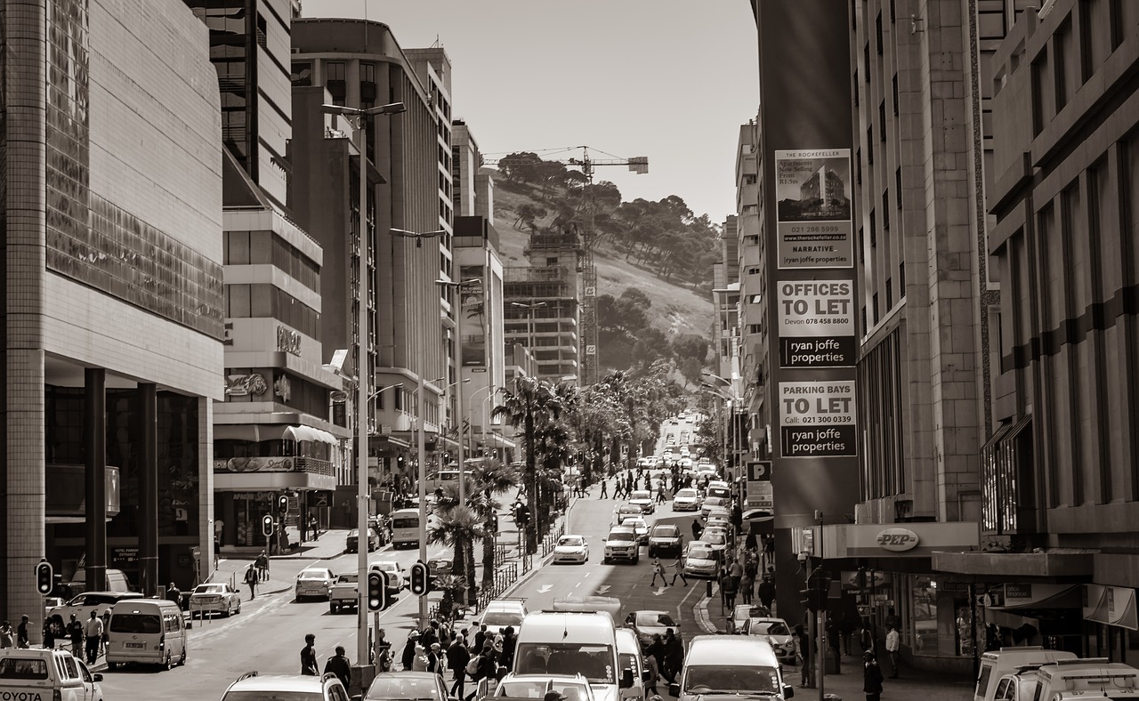 cape town  black and white  south africa free photo