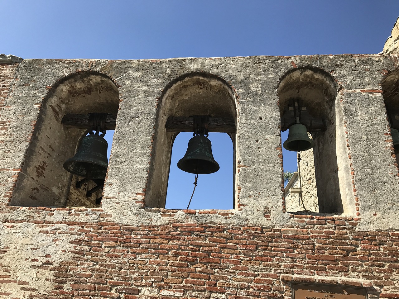 capistrano mission bells free photo