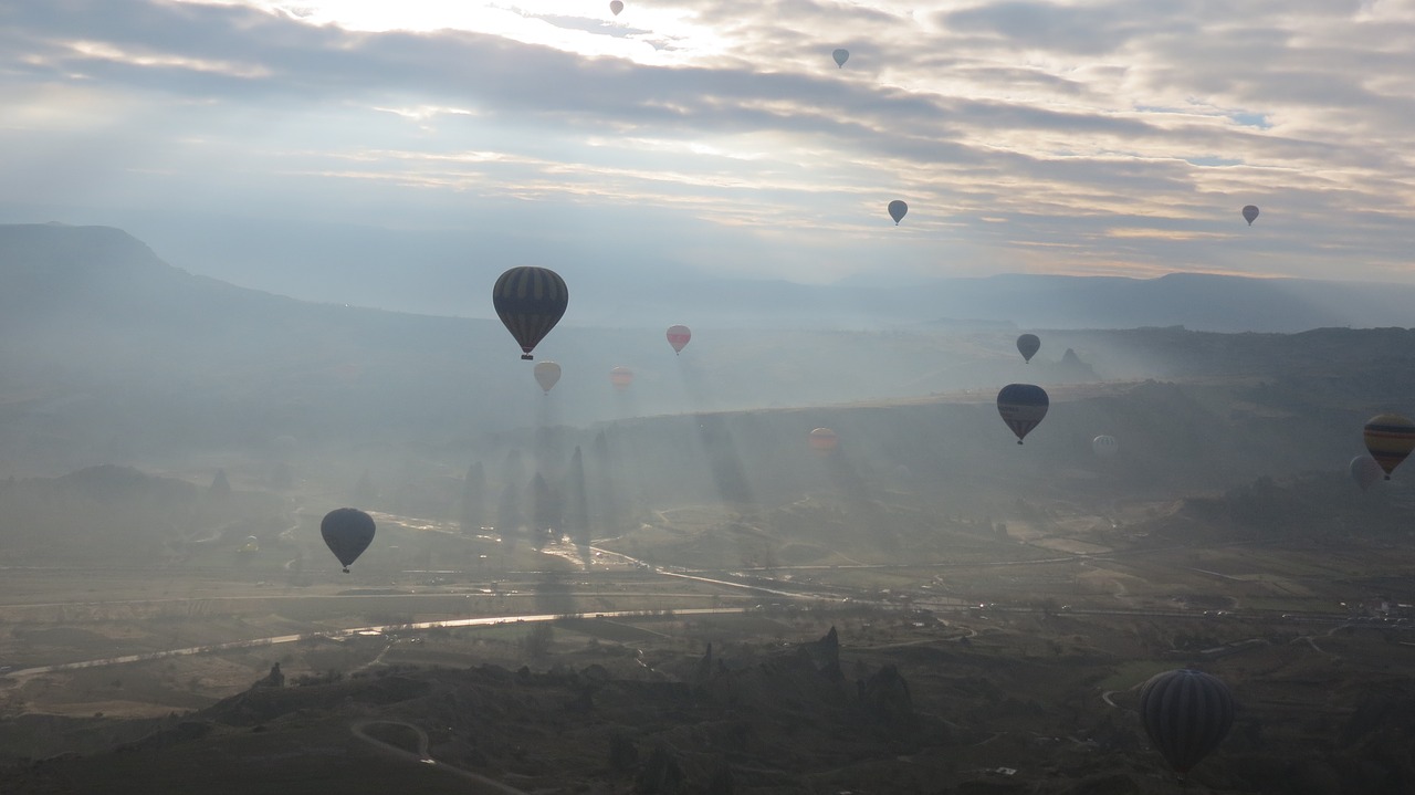 cappadocia turkey hot air balloon ride free photo