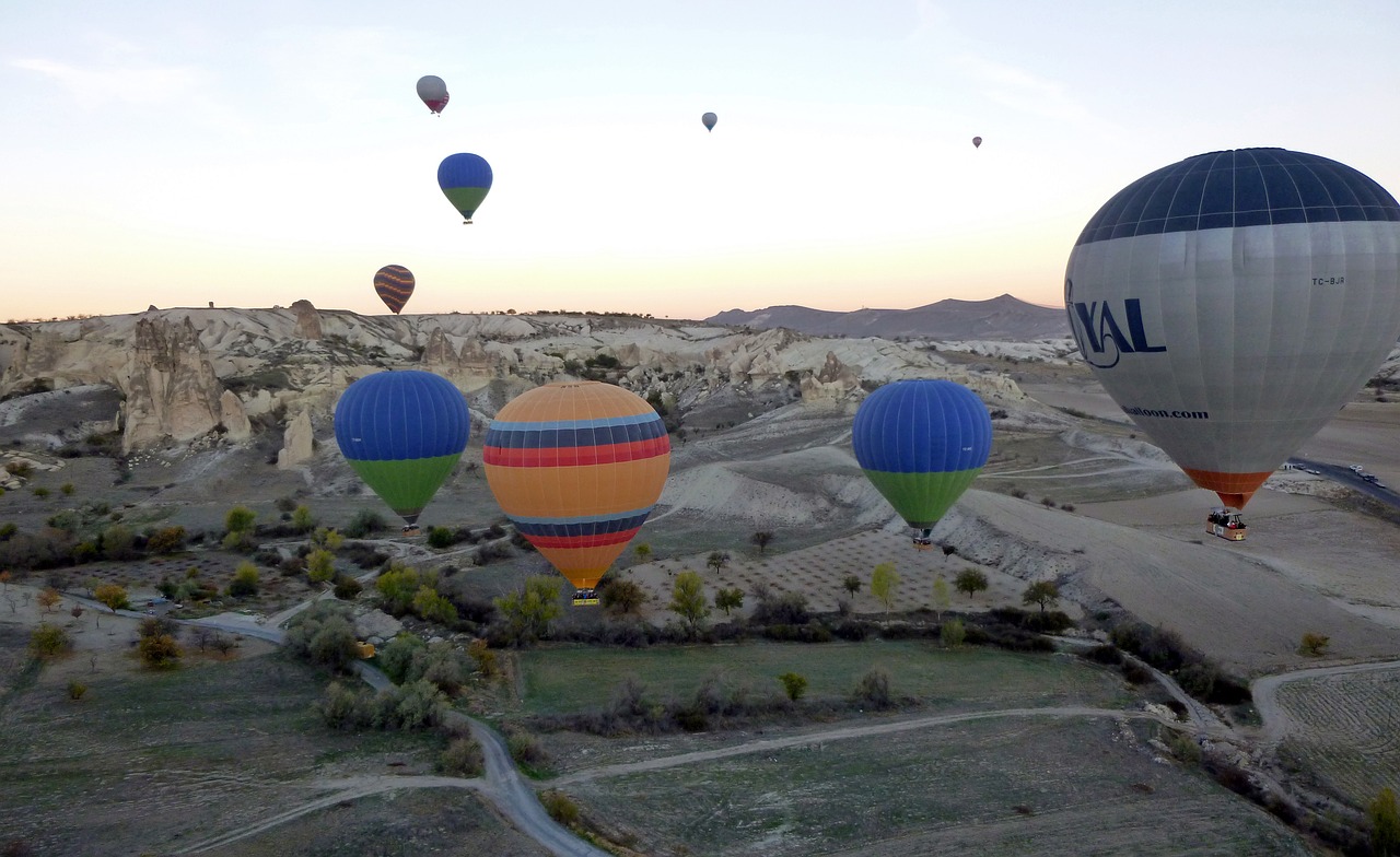 cappadocia hot air balloon ride turkey free photo