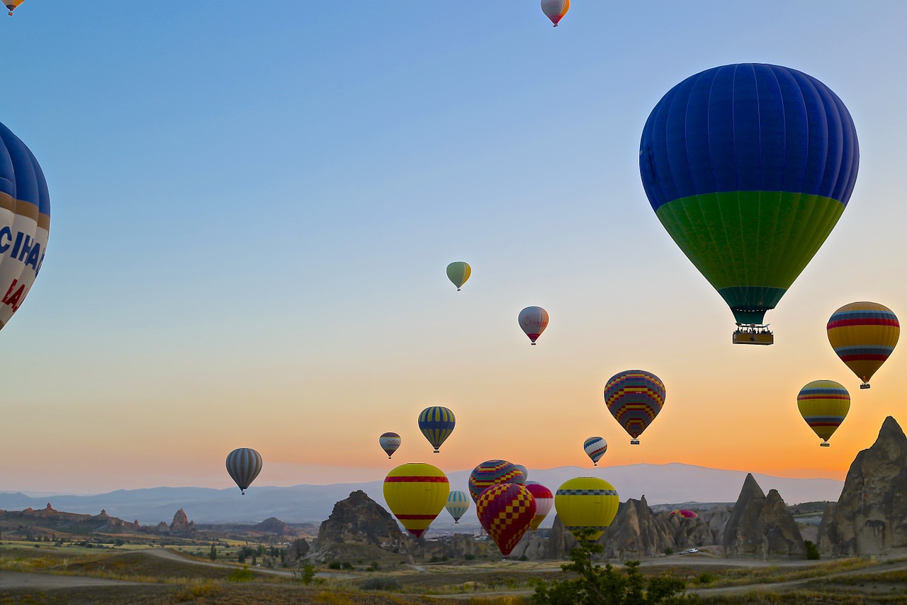 cappadocia turkey balloons free photo