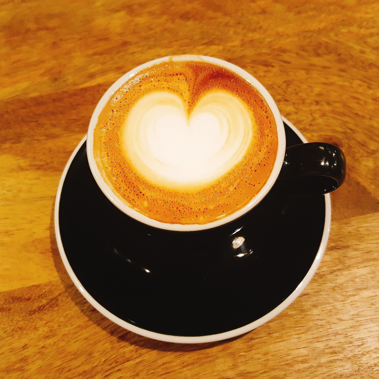 cappuccino coffee latte art free photo