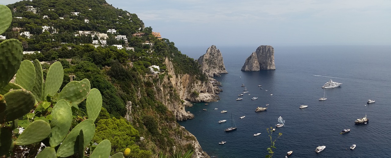 capri landscape italy free photo