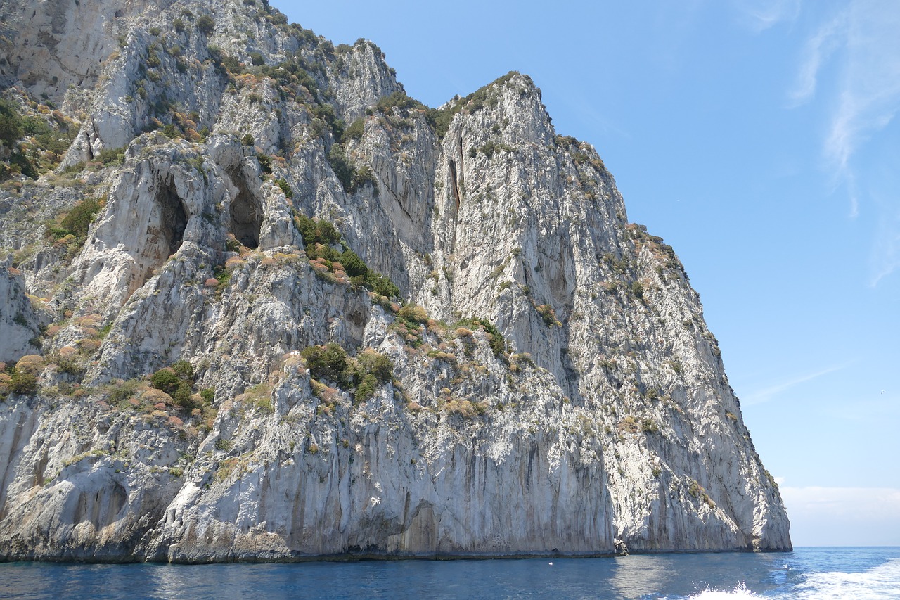 capri italy mediterranean free photo