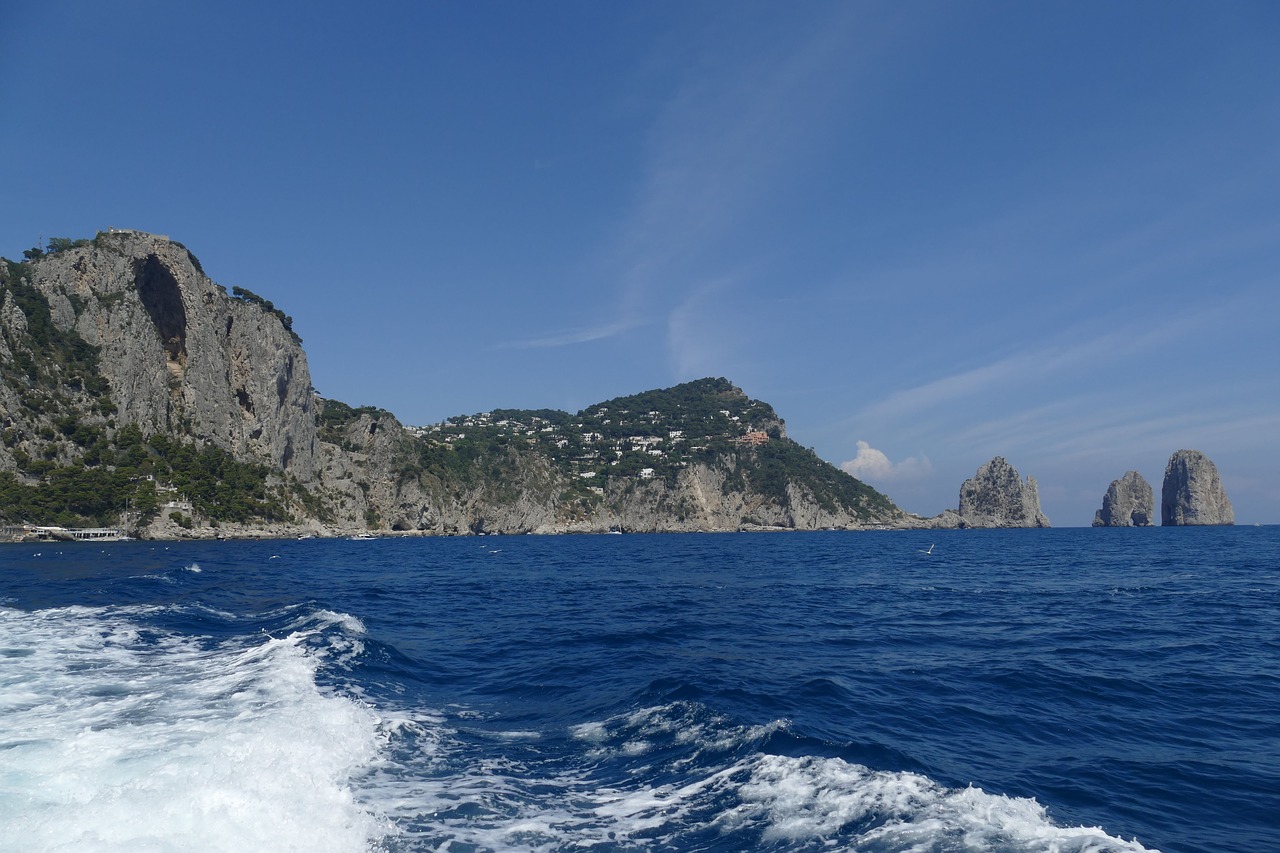 capri italy mediterranean free photo