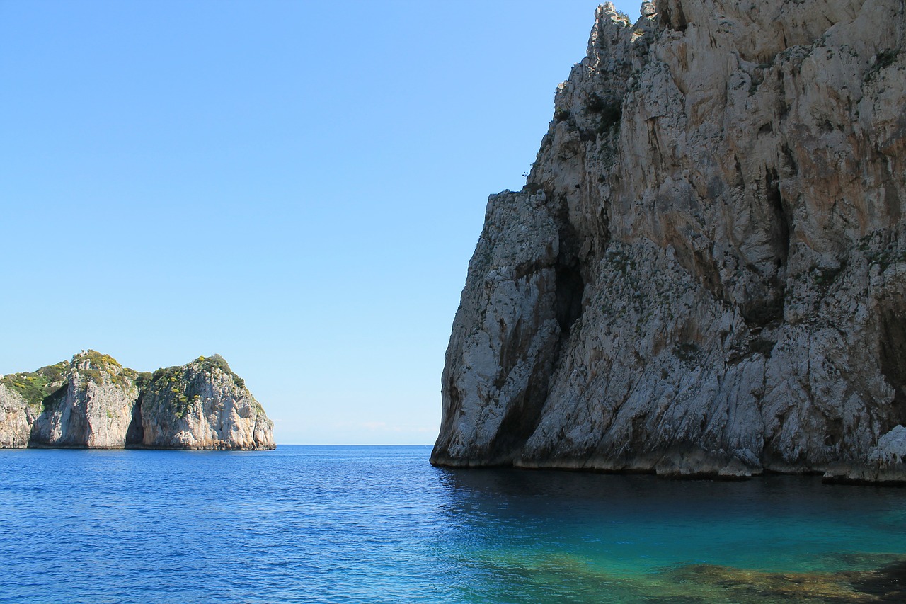 capri mediterranean italy free photo