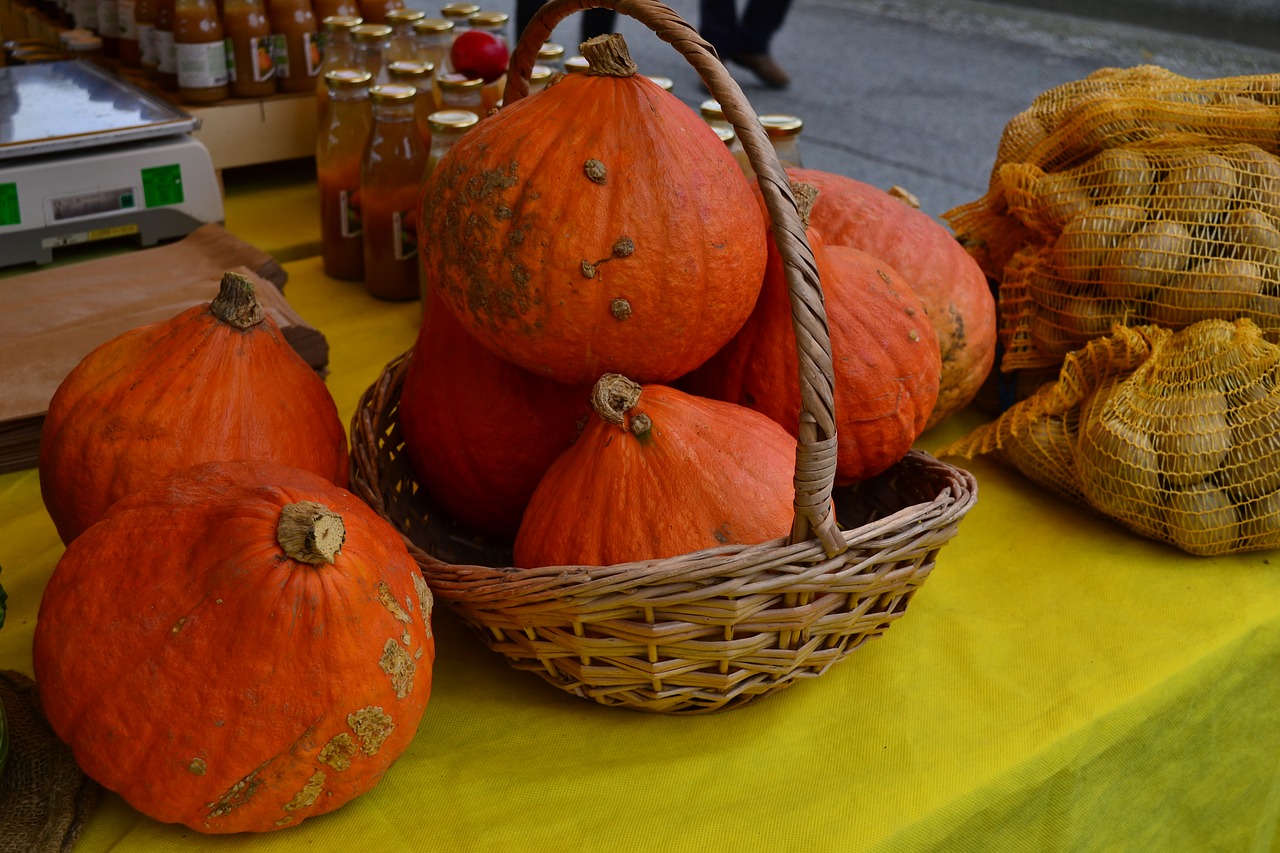 caprie pumpkins market free photo