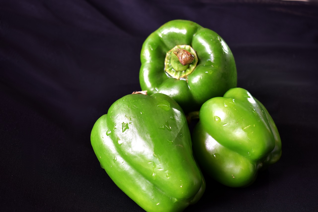 capsicum bell peppers vegetables free photo