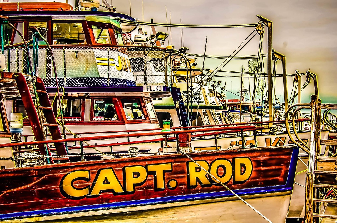 capt rod - fishing boat free photo