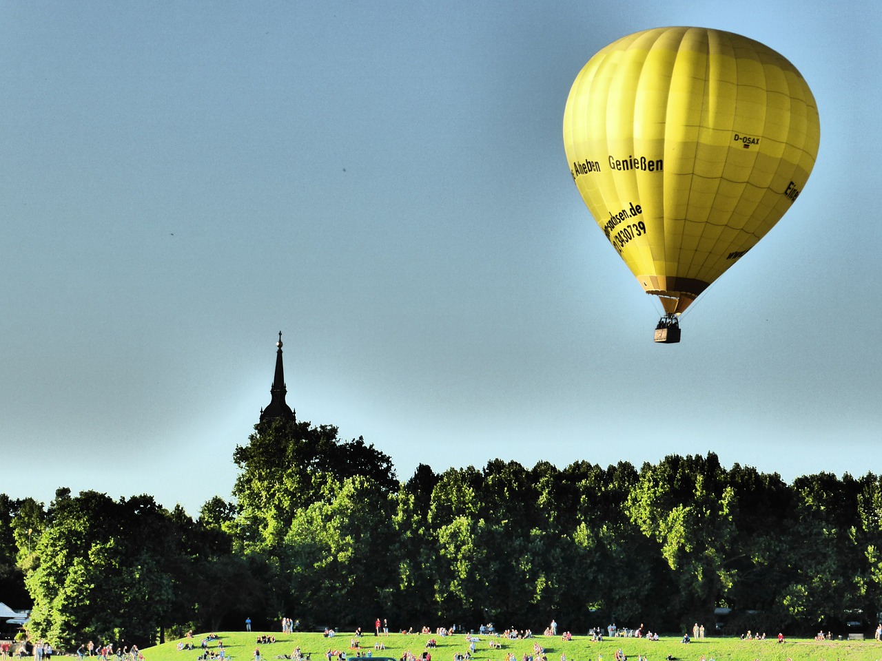 captive balloon hot air balloon air sports free photo