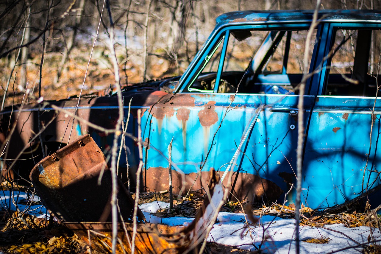 car rust old free photo