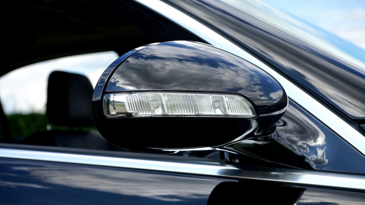 car door mirror mirror free photo