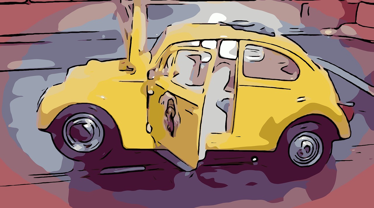 car fusca drawing free photo