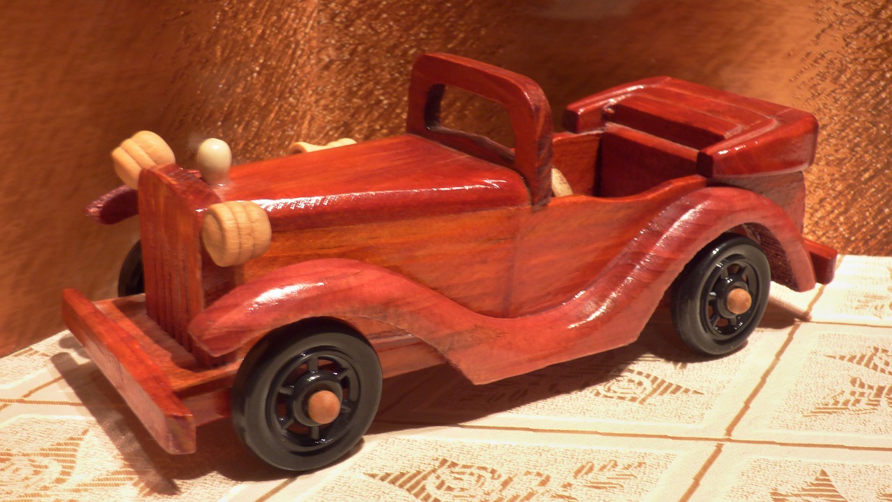 car wooden model free photo