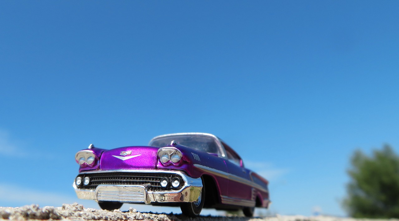 car chevrolet impala purple free photo