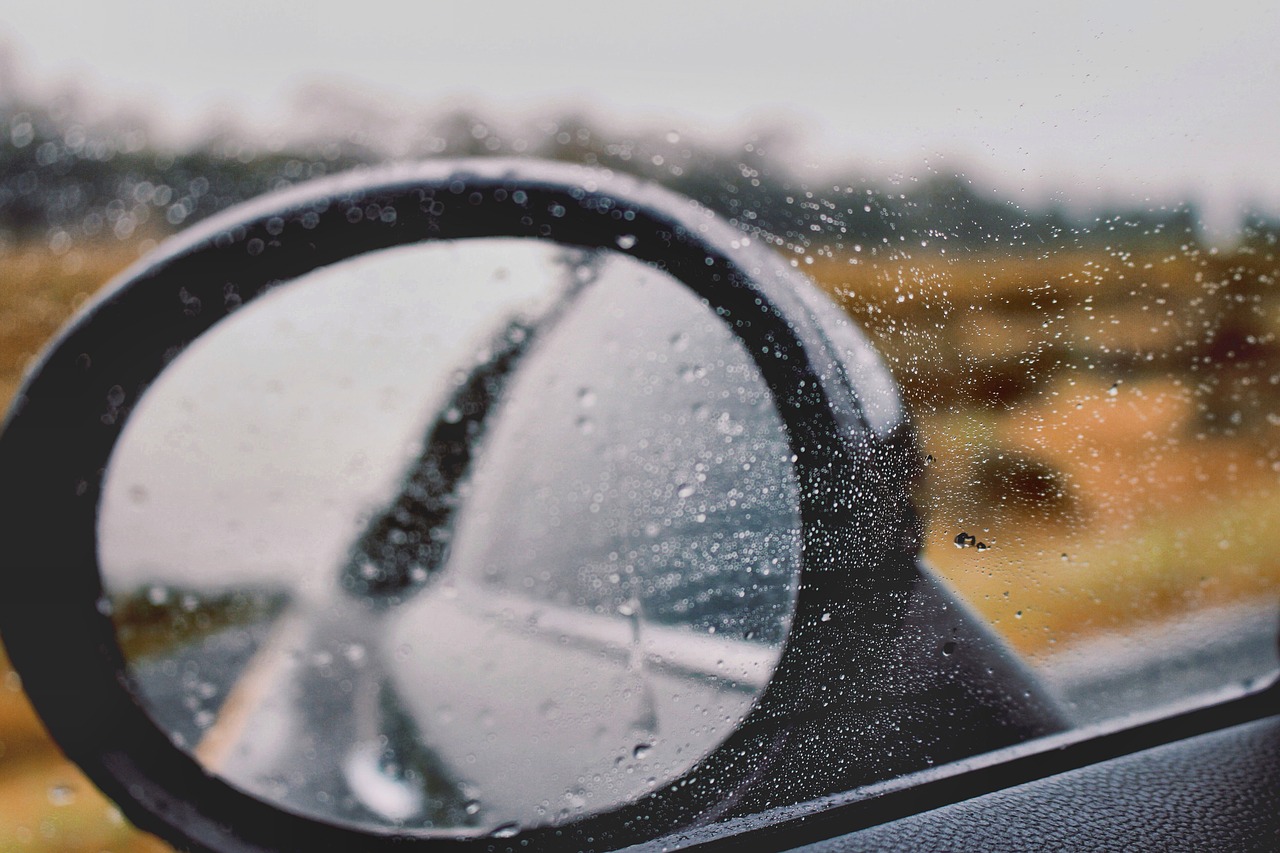 car mirror travel free photo