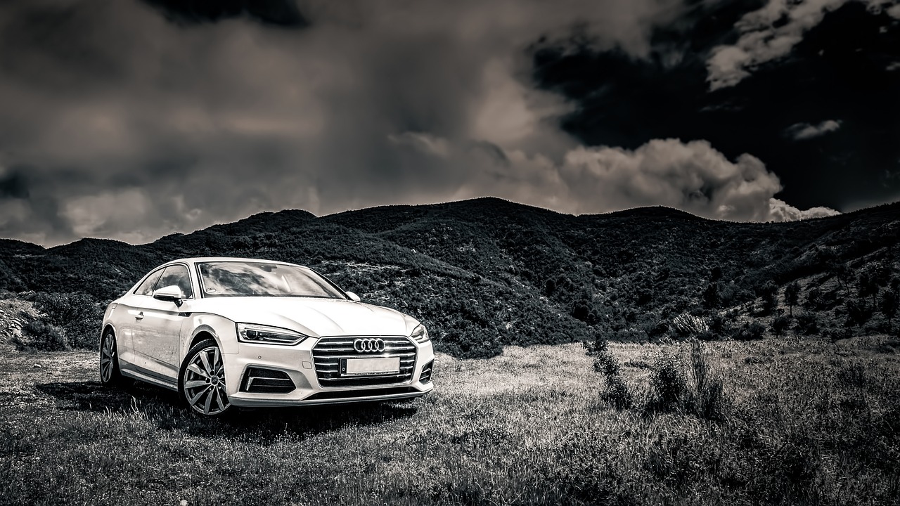 car landscape storm free photo